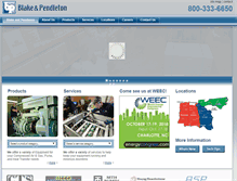 Tablet Screenshot of blakeandpendleton.com